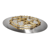 Octagonal Brass Burner/Circular Plate - CFBO320
